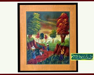 Colorful Signed Painting