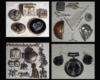 Miniature Boxes and Great Costume Jewelry