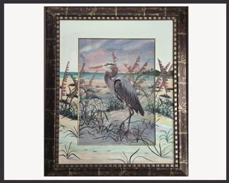 Attractive Heron Print