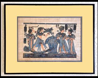 Egyptian Papyrus Painting