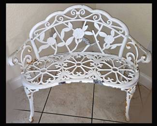 Lightweight Metal Bench
