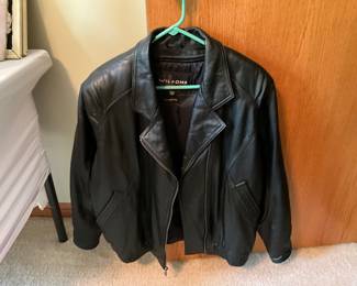 Woman’s leather jacket