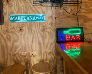 Neon bar signs