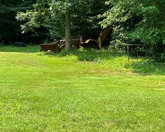 Old backhoe