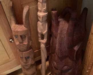 Carved African Pieces