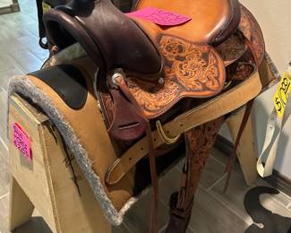 Saddle and Saw Horse