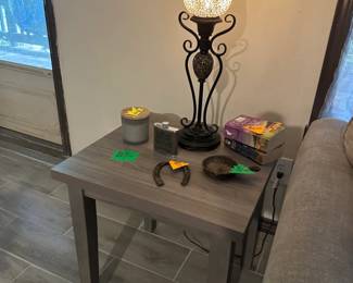 End Table and Lamp