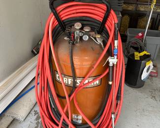 Air Compressor -  Tank - Hose 