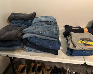 Jeans and clothes