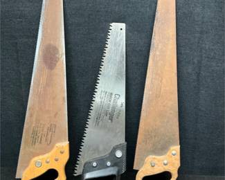 Lot # : 75 - 3 Hand Saws