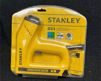 Lot # : 74 - Stanley 2 in 1 Electric Stapler & Nail Gun NIP