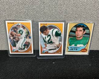Lot # : 52 - Joe Namath Collector's Cards