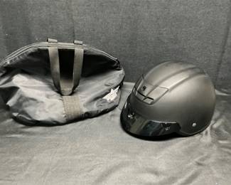 Lot # : 37 - Black Motorcycle Helmet with Ultraguard Bag