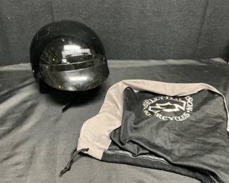 Lot # : 35 - Harley Davidson Motorcycle Helmet with Bag