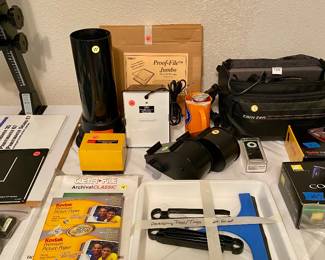 Photographers paradise, Beseler 67 print maker/ enlarger with all the tools