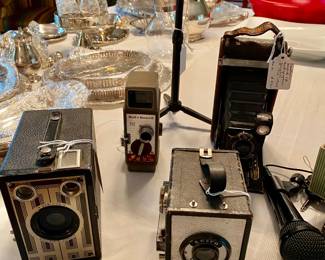 Vintage cameras Ansco, Kodak, Brownie