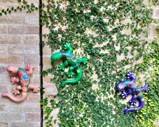 clay yard art