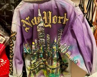 New York New York made by Tony Alamo, back of jacket