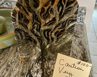Tree of Life, hand carved, Glenn Heath CA artist