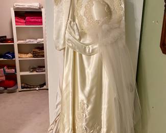 wedding gown, see next photo for portrait look