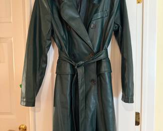 faux leather coat