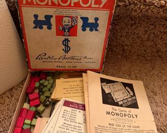 Vintage Monopoly (Set No. 6); no board
