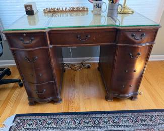 vintage executive desk