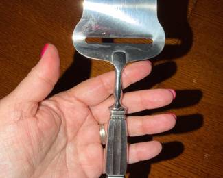 Georg Jensen Acorn sterling handle cheese plane