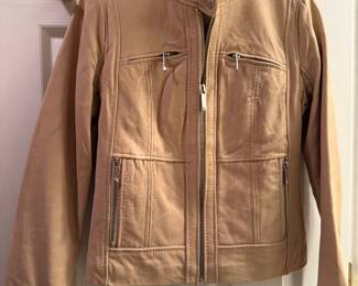 Michael Kors leather jacket, size S