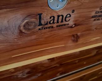 Upholstered top Lane Cedar Chest