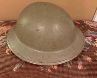 Vintage military steel "Brodie" helmet