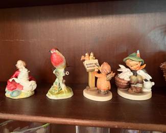 porcelain figurines; Hummels