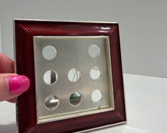 Jay Strongwater enamel picture frame