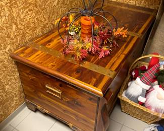vintage cedar chest