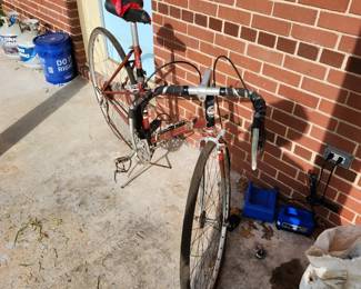 Steel frame vintage bike