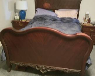 Antique double bed