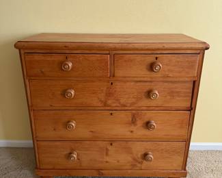 Antique English Oak Chest of drawers