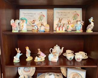 Large collection of Beatrix Potter with original boxes