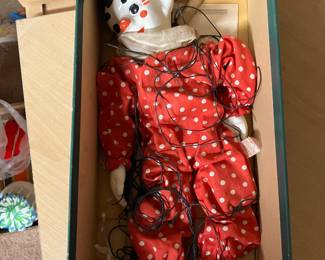 Effenbee clippers clown marionette 1930s