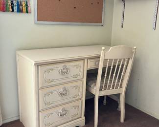 Vintage desk and chair