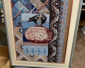 Candamar Indian pattern needlepoint