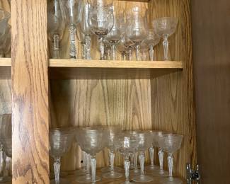 Vintage fine glassware