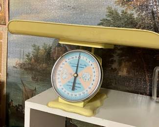 Vintage baby scale