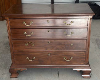 Lot 104: Wooden Four-Drawer Chest