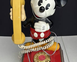 Lot 129: Mickey Mouse Rotary Telephone