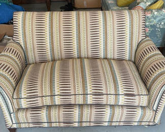 Lot 41: Patterned Upholstered Sofa