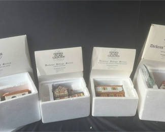 Lot 61: Heritage Village Collection porcelain miniature houses