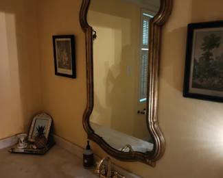 Large Gilded Mirror
