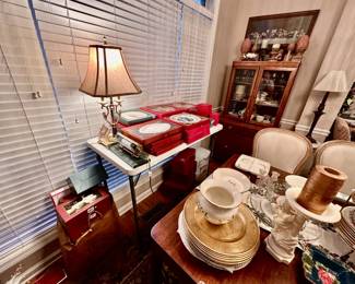 Lenox Collection, Charger Plates, China Cabinet, Nice Lamps, Rugs