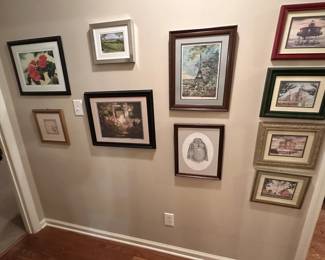 Framed Prints but also original artwork too!